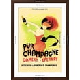 thumbnail image 5 of Art.com Pur Champagne Art Print by Leonetto Cappiello, Brown Frame Wall Art, 32" x 44", 5 of 5
