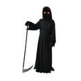 thumbnail image 2 of Halloween Grim Reaper Costume Cosplay Kids for Stage Performances Masquerade, 2 of 10