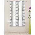 thumbnail image 3 of Boho Flower Black And White Tulle Drapes for Living Room Bedroom Sheer Window Curtains Kitchen Balcony Modern Voile Curtains, 3 of 7