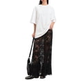 thumbnail image 2 of Yopmin See Through Skirts for Women High Waisted Summer Flowy A Line Maxi Sheer Skirt for Vacation Dating Night Club Party, 2 of 9