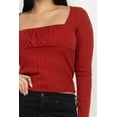thumbnail image 4 of Shirred Square Neck Top, 4 of 5