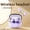 Purple, variant on Ultra Lightweight And Compact True Wireless TWS Earbuds, Perfect for Travel And Business Trips, Featuring Noise Cancellation for Airplane Use