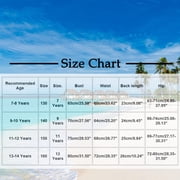Fesfesfes Teen Girls Summer Holiday Bikini Sets Children Girls Swimwear Split Two Piece Swimsuit Swim Pool Beach Wear Skinny Bathing Suit 5-14 Years