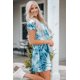thumbnail image 2 of ABPHQTO Minivestido de mujer camiseta tie-dye azul, 2 of 5