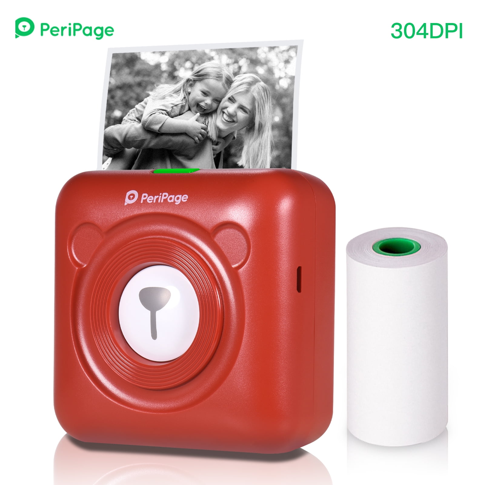 PeriPage A6 Mini Printer 304DPI Wireless BT Thermal Printer Picture Photo Label Memo Notes