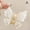 A, variant on SSKFHGI Mermaid Princess White Korean Acetate Bow Clip Summer Half-Tied Hairpin 2024 New High-Grade Colorful Clip Hair Accessories