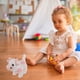 thumbnail image 4 of Vaca de peluche para niños, juguete electrónico de aprendizaje para niños pequeños, vaca de peluche, juguete eléctrico para niños, juguete electrónico de vaca simulada, 4 of 7