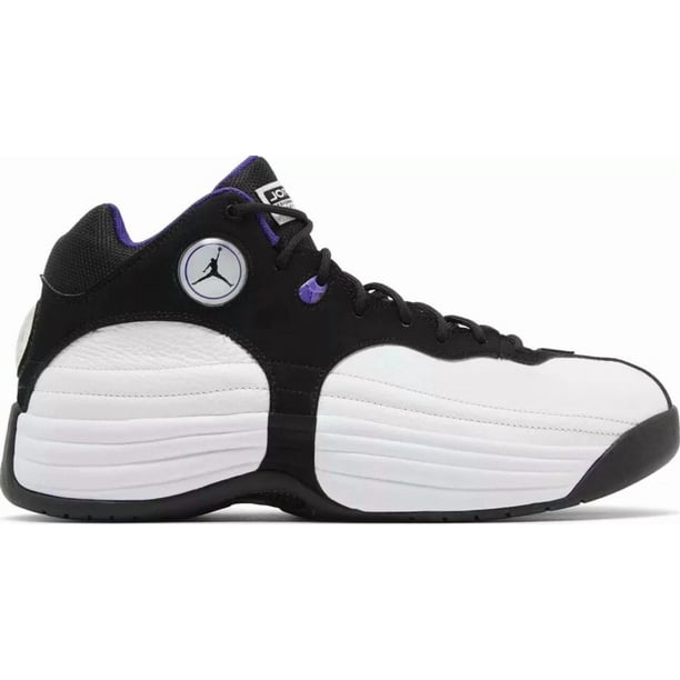 N I-K-E A i r-Jor-dan Jumpman Team I White Black Field Purple CV8926-105 Men's Sneaker