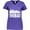 Purple, variant on Inktastic Dubai City Skyline with Grunge Women's V-Neck T-Shirt