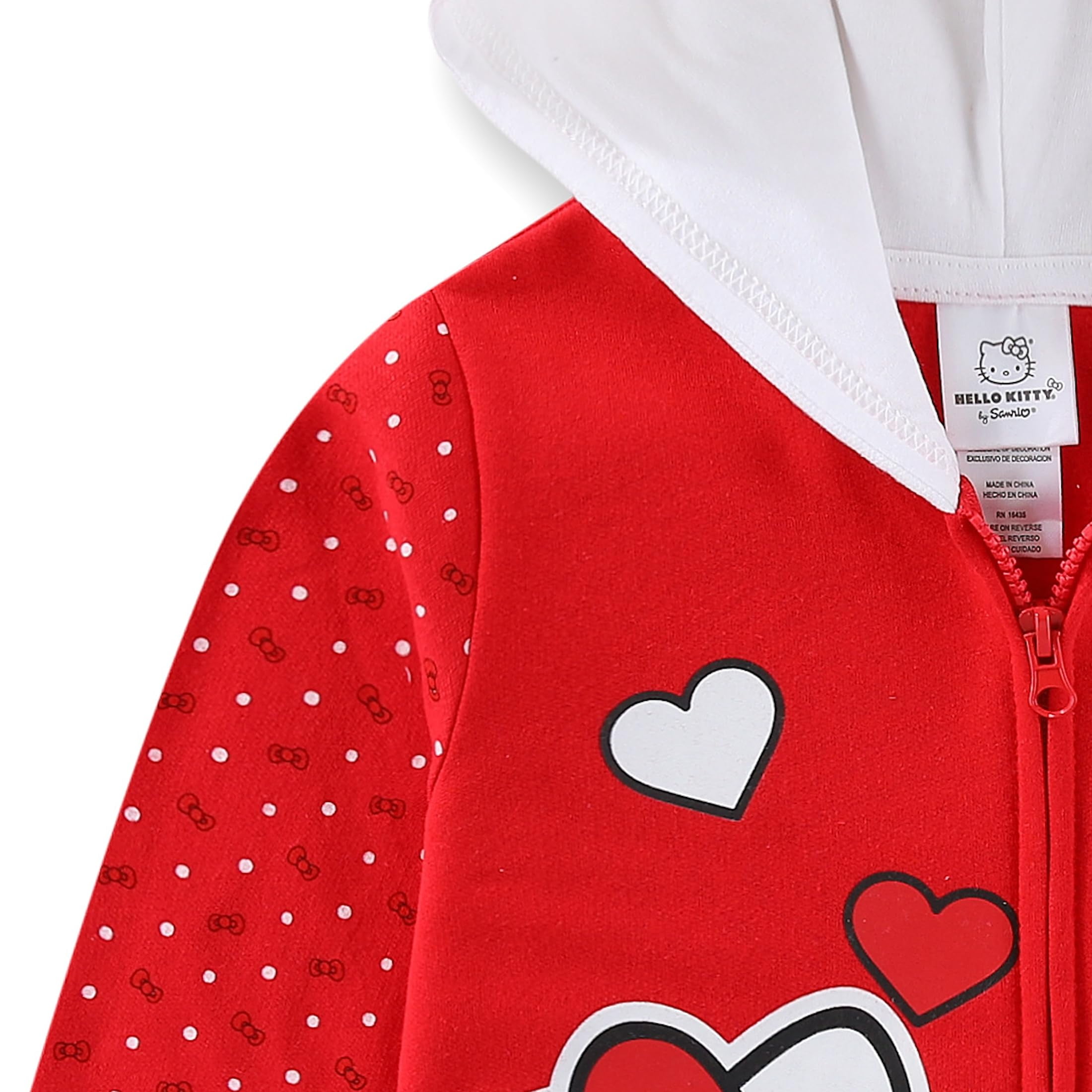 9090 girl ×HELLO KITTY Eared Zip Hoodie 【公式通販】