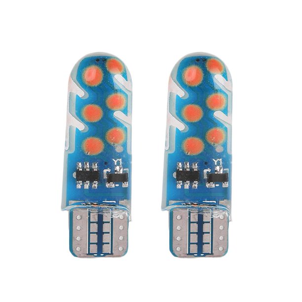 2 bombillas LED T10 W5W 12SMD para luz de separación del panel de instrumentos del coche (rojo) Tmvgtek Accesorios para autos y motos