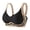 Black, variant on Sports Jelly Bras for Women Wireless No Underwire Full Coverage Powerful Support Soft Underwear Strapless Bra