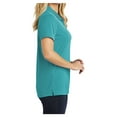 thumbnail image 3 of Yellow Rooster Women's Dry Zone UV Micro-Mesh Polo Aquamarine 3XL, 3 of 6
