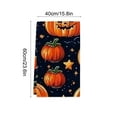 thumbnail image 6 of Ghost Pumpkin Hey Hush Halloween Decorative Hand Towel Soft Polyester Kitchen Bathroom Towel Holiday Party Farmhouse Themed Wipe Cloth, 6 of 6
