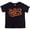 Orange on Black Shirt, variant on Spooky Dude Retro Spiderweb Shirt for Baby and Toddler Youth Boys Halloween and Fall Shirt Black Shirt 12 Months