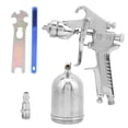 thumbnail image 1 of Juego de pistola pulverizadora, olla superior, pintura de alimentación por gravedad, Hardware de punta fluida de 1,5mm, herramientas neumáticas, W-71estilo americano, 1 of 14