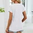 thumbnail image 7 of ATENAR Womens Shirts Summer Short Sleeve T Shirts for Women Casual Tee White M, 7 of 7