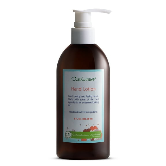 Just Nutritive Daily Hand Lotion, Heal & Moisturize Dry Skin with Aloe, Shea & Cocoa Butter, 8oz
