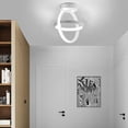 thumbnail image 3 of ADISUN Flush Mount Ceiling Lights Led Ceiling Light Fixtures, Circle Creative Modern Design LED Ceiling Lamp, Cool White, 3 of 5