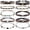 Style E, variant on 10 count Leather Cowboy Hat Bands for Men Women /Fedora/Panama Hat Belts Cowgirl Hatbands Cowboy Hand Made