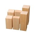 thumbnail image 1 of Bloques de tallado de madera de tilo Fáciles de usar Versátiles Hechos a mano Profesionales Sin terminar Multi, 1 of 9