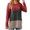 Red, variant on Scyoekwg Long Sleeve Tops for Women Crew Neck Long Tunic Tops Trendy Dressy Casual Blouses Fall Tops Solid Color Women Blouses Lightweight Pullover (Coffee,XXL)