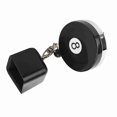 thumbnail image 1 of Retractable Billiard Pool Cue Chalk Holder, Portable, Durable, Fits Perfectly, Lubricate Cue Tip, Retractable Rope for Billiard Lovers, Lightweight with Belt Clip for Easy Access, 1 of 7