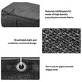 thumbnail image 4 of Balcony Privacy Screen Fence Cover, Deck Screen Windscreen for Balcony, Backyard, Patio, Porch, Garden (6ft x50ft, Black), 4 of 7