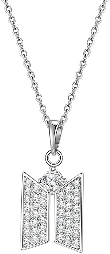 Collana E Anello BTS Kpop - Set Da 8 Pezzi Per Fan Army, Acciaio Titanio - Foto 11