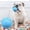 Light Blue, variant on Byujiro Dog Ball for Puppy Teething Interactive Fetch & Chew Toys, Bouncy Bite-Resistant Play Balls for Small to Medium Dogs Indoor Outdoor Training & Entertainment