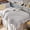 Grey, variant on Comforter Duvet Insert - Quilted Comforters Queen Size, All Season Duvet, GentleSoft Down Alternative Bedding, with 8 Tabs, Gifts for Women/Men, Linen, Queen 88 x 88 Inches