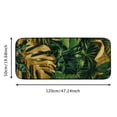 thumbnail image 5 of ONETECH Green Leaves Gold Foiling Square Floor Mat Indoor Outdoor for Home Entrance 19.68*47.24 in, 5 of 6