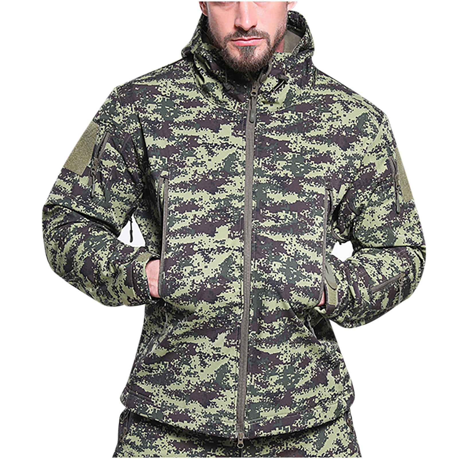 Waterproof And Warm Camouflage Size XL Shooting Hunting Fishing Jacket 