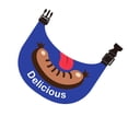 thumbnail image 2 of Pet Dogs Saliva Towel Delicious Sausage Pattern Bandana Bibs Funny Photography Props Gift For Cats Dogs, 2 of 9