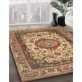 thumbnail image 3 of Ahgly Company Machine Washable Indoor Rectangle Traditional Dark Sienna Brown Area Rugs, 6' x 9', 3 of 7