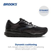 Brooks Mens Ghost 16 GTX Waterproof Neutral Running Shoe - Black/Black/Ebony - 8 Medium