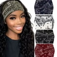 thumbnail image 4 of BESTSKY 6Pcs Wide Headbands for Women,Trendy Leopard Elastic Headbands for Women,Fashionable Element Fabric Headbands for Women,Combination Style3, 4 of 4