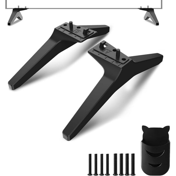 49" 50" 55" TV Stand for LG TV Legs for 55UJ6300 55UJ6540 55UK6200 55UK6300 55UK6500 55LJ550M 55UM7300 55UN6900 55LJ5550 50UK6500 49UK6300 MAM643660 MEZ64114730 Replacement Legs for LG TV with Screws