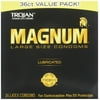 Trojan Magnum Lubricated Condoms 1936806 Large Box of 36