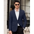 thumbnail image 2 of COOFANDY Mens Blazer Slim Fit Business Casual Sport Coats One Button Travel Blazer Lightweight Suit Jacket, 2 of 6