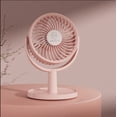 thumbnail image 1 of Shinebella Ventilador de escritorio pequeño de 4 velocidades con fuerte flujo de aire, mini ventilador USB portátil personal, silencioso, rotación de 310 grados, desmontable, fácil de limpiar, ligero,, 1 of 5