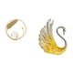 thumbnail image 5 of Escultura De Cisne De Cristal En Resina Metálica, Figura Decorativa Para Escritorio, Soporte Para Chimenea, Pasillo, Dormitorio, Sala De Estar, Oficina, Compromiso, Pastel, Ave., 5 of 8