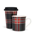 thumbnail image 3 of Tasse de Voyage à Carreaux, 3 of 4