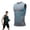 Grey, variant on V Boost V2 Compression Shirt Men, Shaping Sleeveless Vest, Sport Running Moisture-Wicking Dry Fit Breathable Gym Shirt