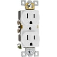 thumbnail image 6 of (5 pack) GE Heavy-Duty Grounding Duplex Receptacle Outlet, 15A, 42157, 6 of 9