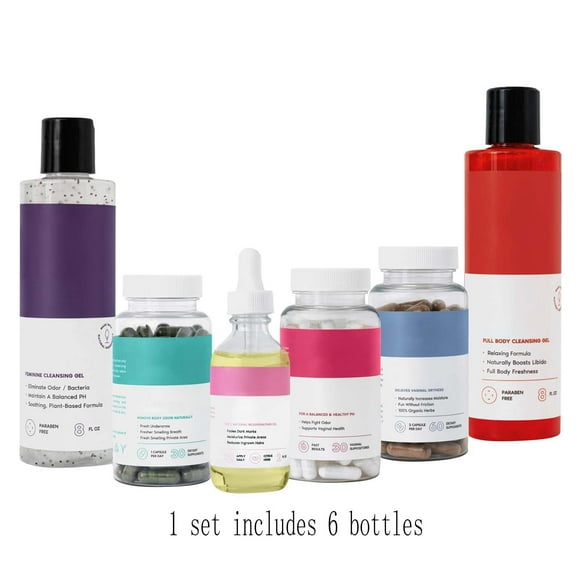 HMK Thoughtful Feminine Hygiene Self Care Products ,Fresh & Comfortable,1 SET The Bundle
