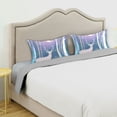 thumbnail image 3 of Yayeee Pillowcase Standard Size Set of 2 Satin Wrinkle Resistant Pillow Case, Purple Night Deer, 3 of 7