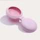 thumbnail image 2 of Jumpingount Peine plegable Cepillo para el cabello Espejo de maquillaje Masajeador Tamaño de bolsillo portátil Forma redonda Peines de aseo Pinceles de maquillaje y herramientas Rosado, 2 of 6