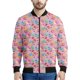 thumbnail image 5 of Chaqueta con cremallera con estampado 3D de cupcakes de dibujos animados para hombres y mujeres, sudadera con gráfico de comida, chaqueta bomber informal para niños, abrigo suelto de manga larga, 5 of 5