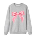 thumbnail image 3 of Mode Décontractée pour Femmes, Chandail à Capuche Imprimé Nœud, Col Rond, Manches Longues, Chandail à Capuche à Fermeture à Glissière, Veste à Fermeture Éclair Complète, Chemise Doublée Athlétique pour Femmes, Haut Tricoté pour Femmes Grande Taille, 3 of 3